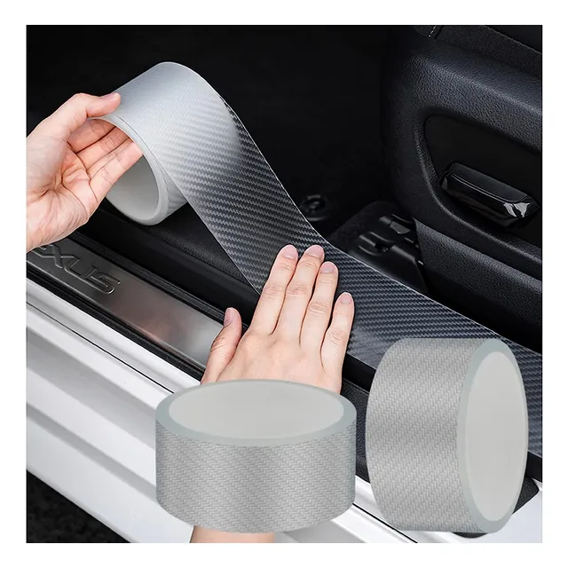 Protector De Borde De Puerta De Coche Pegatina , 2 Rollos,