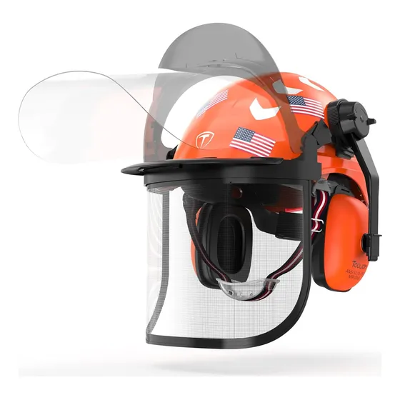 Casco Forestal Toolom + Visera Plastic + Oil Protection...