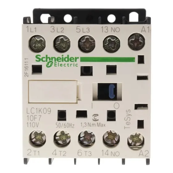 Mini Contactor Schneider 9a Bobina 110v 1na Lc1k0910f7