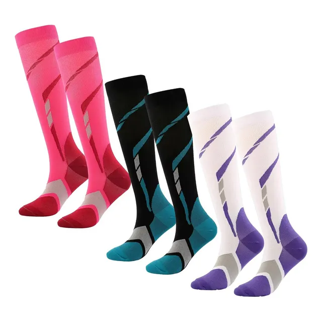 Medias Calcetines De Compresion Deportivas 3 Pares Fitnics