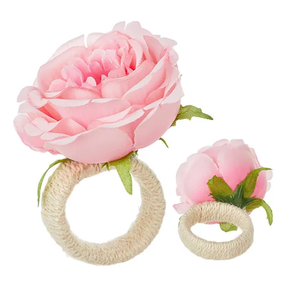 Anillos De Servilletas De Flores Anillos De Servilletas Flor