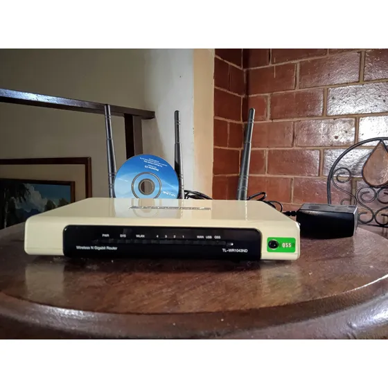 Router Tp-link Inalámbrico N Gigabit 300 Mbps Tl-wr1043nd