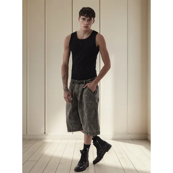 Bermuda Baggy Camuflada Unisex Harvey Willys