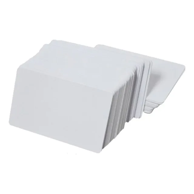100 Tarjetas Pvc Plásticas Para Las Impresoras De Id Cuenca