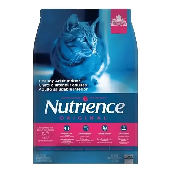 Alimento Nutrience Gato Adulto Indoor Esterilizados Sabor Pollo en bolsa de 5kg