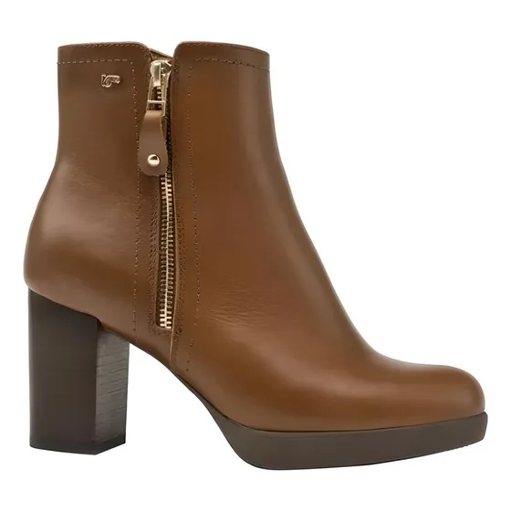Botin Cuero Mujer 16 Hrs H038 Cafe