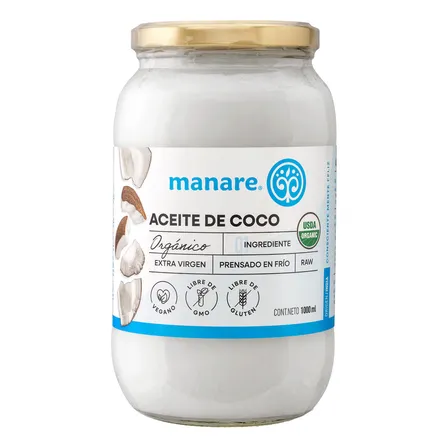 Aceite De Coco Orgánico 1 Lt - Manare