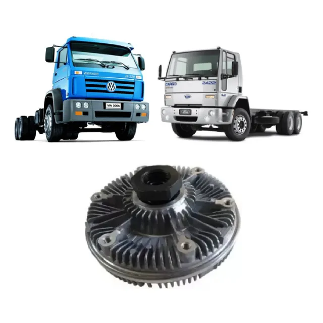 Embreagem Viscosa 6 Furos Caminhões Vw E Ford Mwm E Cummins