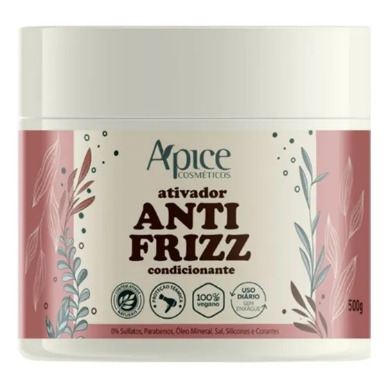 Apse Ativador Anti Frizz 500g Finalização Sem Frizz