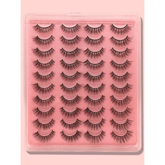 Pack De 20pares De Pestañas Postizas (reusables) Mix Bmakeup