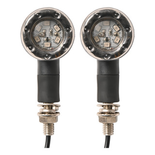 2 Luces Traseras Led De 8 Mm Con Señal De Giro Para Freno De 2 Luces Traseras Led De 8 Mm Con Señal De Giro Para Freno De