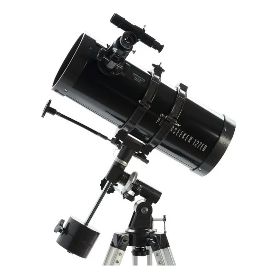 Telescópio Refletor Newtoniano Powerseeker 127eq Celestron Com Montagem Equatorial Germânica E Barlow De 3x Original 