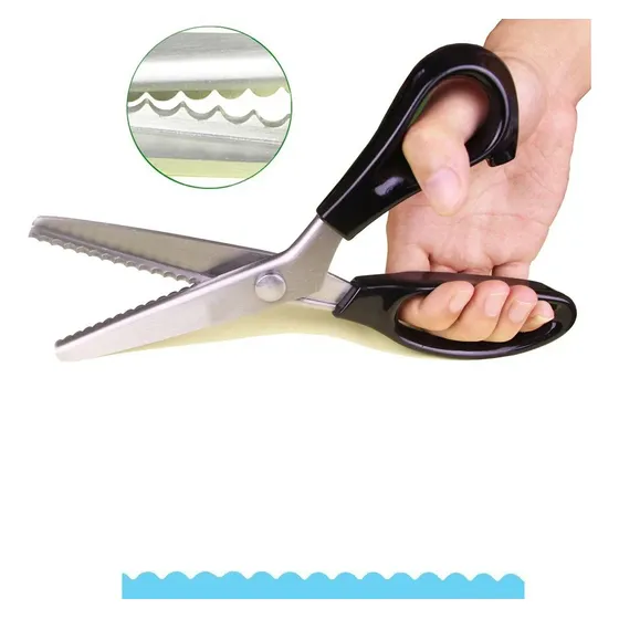 Tijera Zig Zag Para Cortar Tela, Sastre, Profesional 5mm