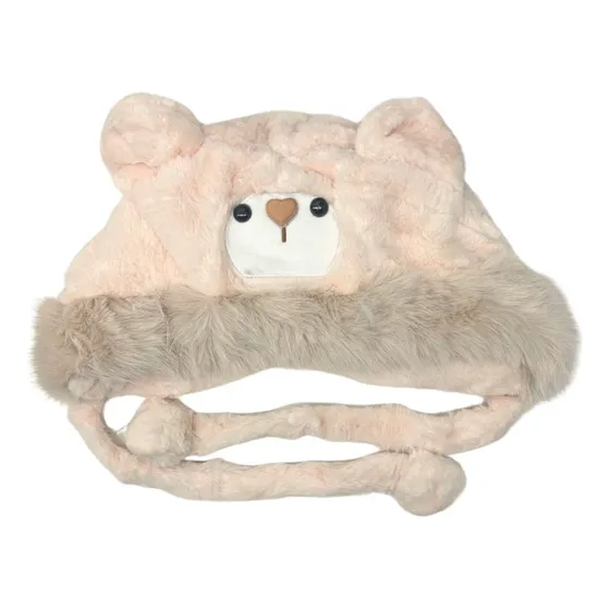 Gorro Invierno Diseño Oso Con Orejitas Mm-8438
