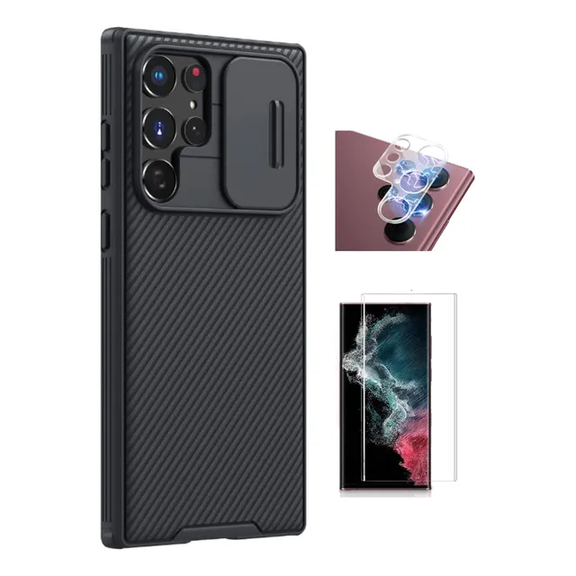 Case Nillkin Camshield Pro Con Vidrios Para Galaxy S23 Ultra