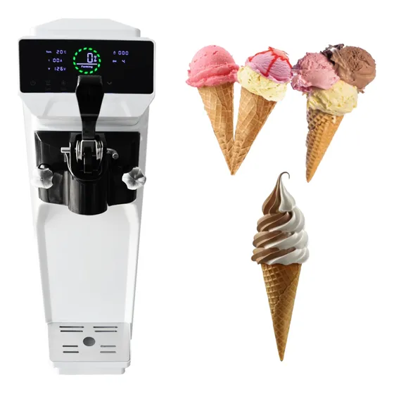 Maquina De Helado Suave 1 Boquilla Comercial 110V