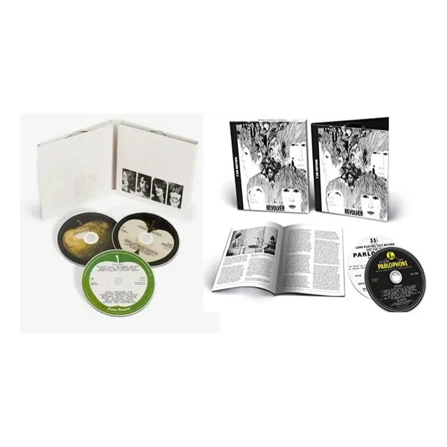 The Beatles 2 Albums Cd Revolver 50 + White Album Blanco 50