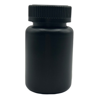 100 Envase Pastillero Negro Tapa De Seguridad Y Liner 100 Envase Pastillero Negro Tapa De Seguridad Y Liner