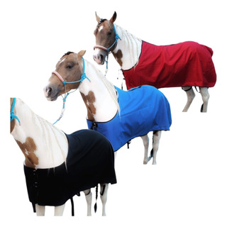 Camisa Para Frio Para Caballo Negro, Azul Y Rojo 3 Pz. Camisa Para Frio Para Caballo Negro, Azul Y Rojo 3 Pz.