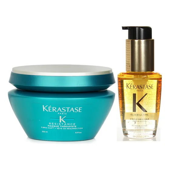 Thérapiste Máscara 200ml + Elixir Ultime Óleo 30ml Kérastase