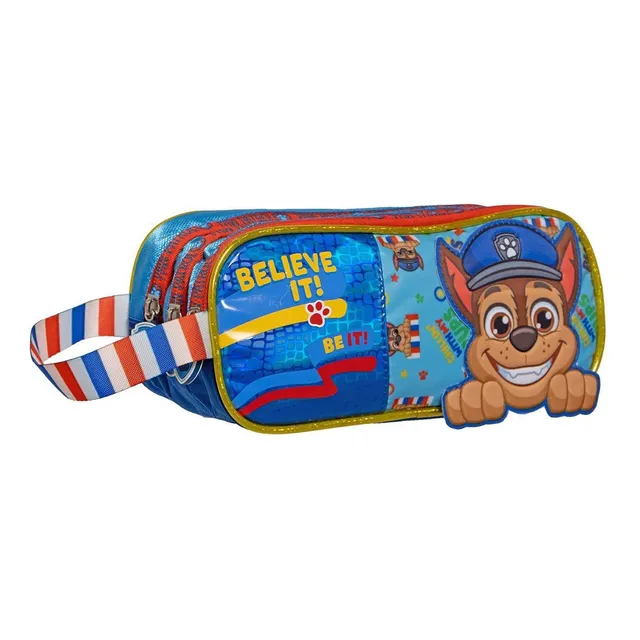 Estuche Organizador Lapicera Escolar Paw Patrol Color Azul