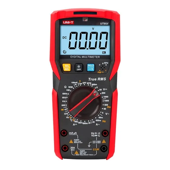 Uni-t Multimetro Digital Ut89x Ncv Dual