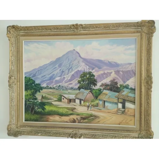 Cuadro Del Pintor Arecio Moncada. 80x60. Cerro Ávila.