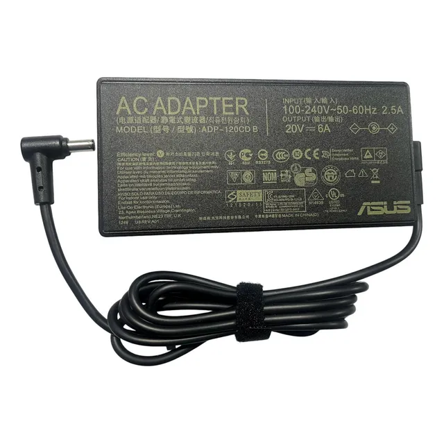 Cargador de Portatil Asus 20v 6a (4.5*3.0) 120w