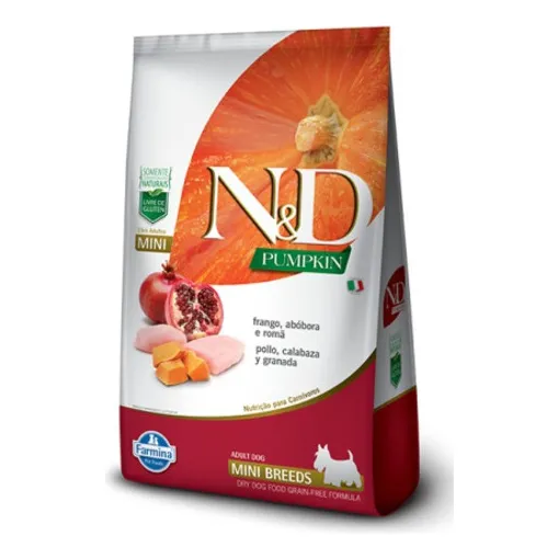 N&d Pumpkin Canino Adulto Mini Pollo Y Granada 2.5 Kg Hp