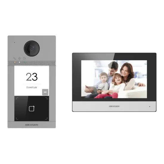 Kit Video Portero Ip Hikvision  Ds-kis604 P