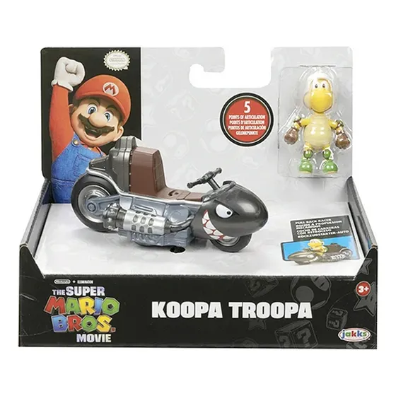 Super Mario Bros Movie Koopa Troopa Con Kart De Fricción