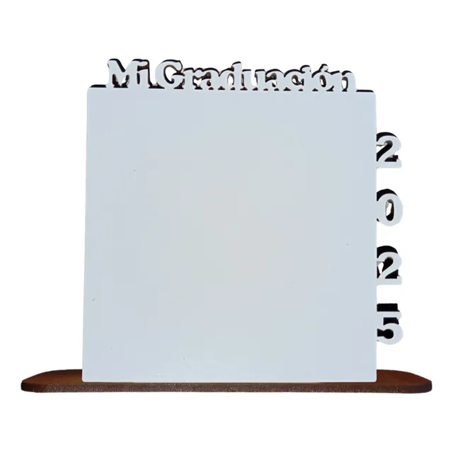 12u - Cuadro Acrílico Blanco Sublimable - Mi Graduación 2025