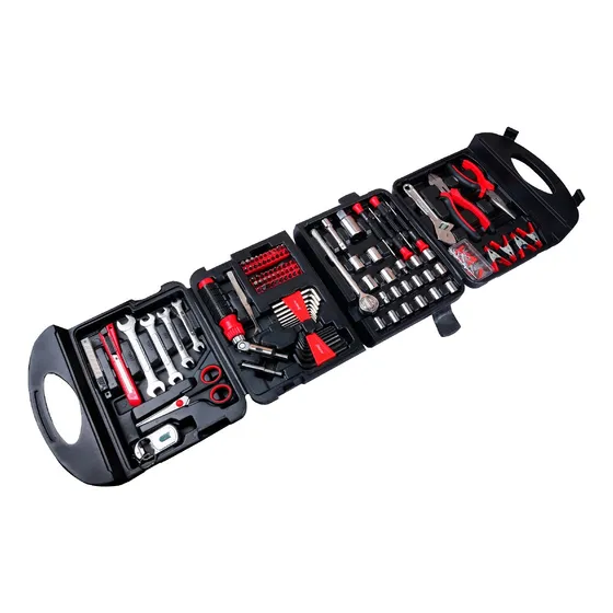 Set Juego Llaves Tubos Y Puntas Combinadas 189 Pzs + Valija