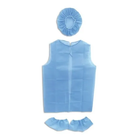 Kit Paciente 30gr Bata, Bota, Gorro