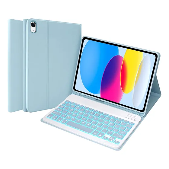 Smart Keyboard Retroiluminado + Capa Para Ipad4/5/air1/2 9.7