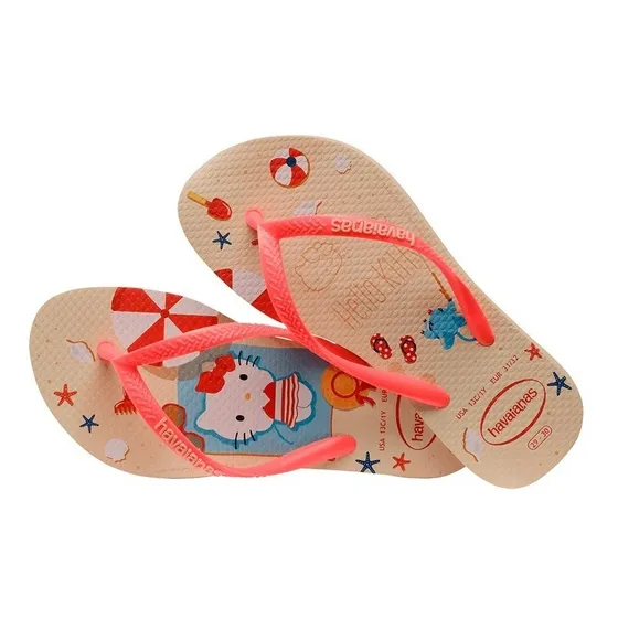 Sandálias Chinelo Havaianas Sakura Cerejeira Ou Hello Kitty