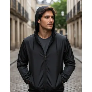 Corta Vento Jaqueta Masculina Impermeável Blusa Capuz