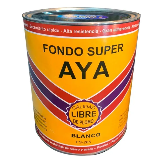 Fondo Super Blanco  1/4 Galon Aya