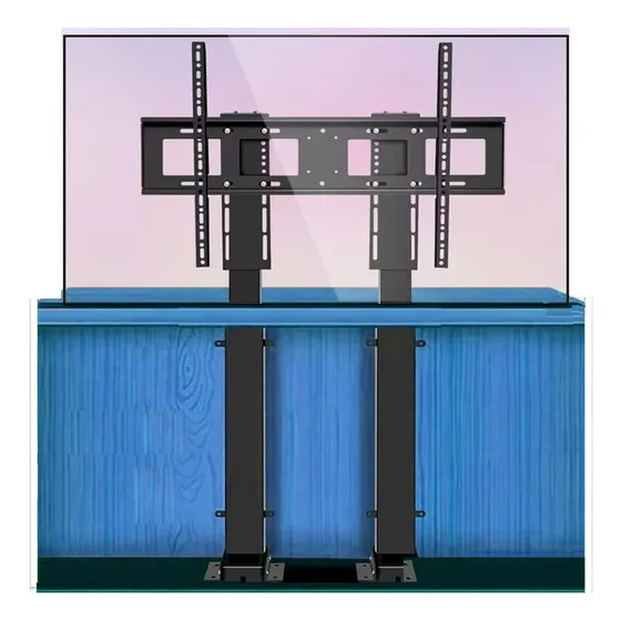 Soporte Tv Motorizado Suelo Para Lcd Telescopico Elevacion