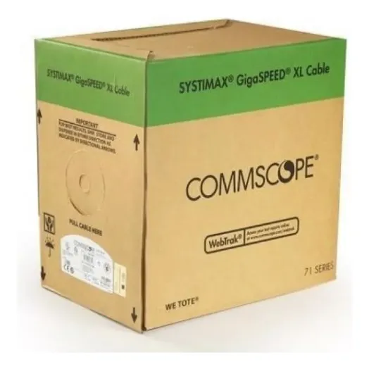 Bobina De Cable Commscope Systimax Certificado Cat 6 Gris