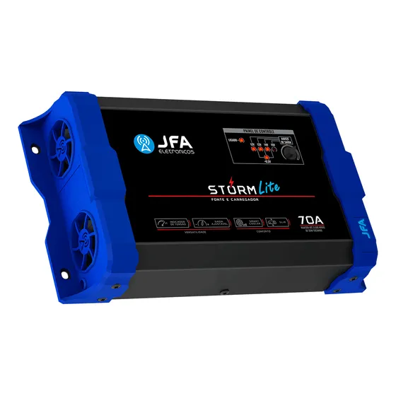 Fonte Carregador Jfa 70a Lite Storm Slim Bivolt