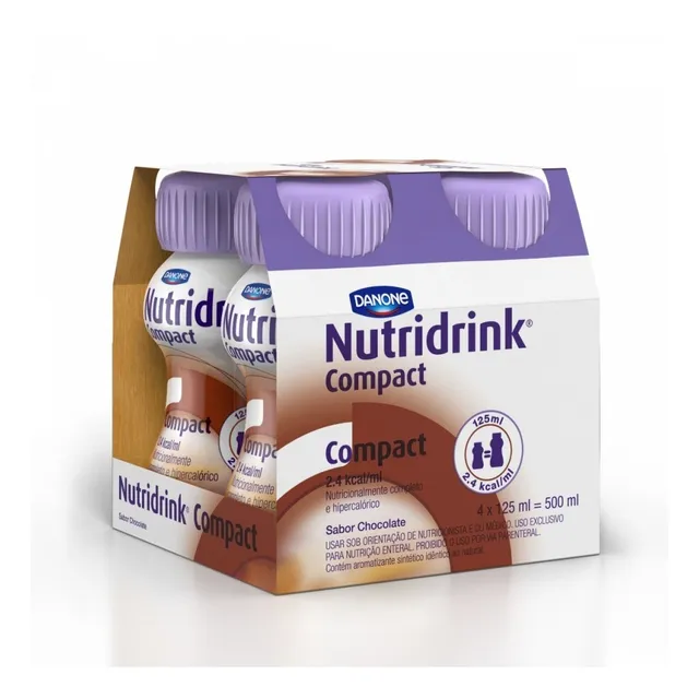 Nutridrink Compact - Kit Com 4 Packs (chocolate)