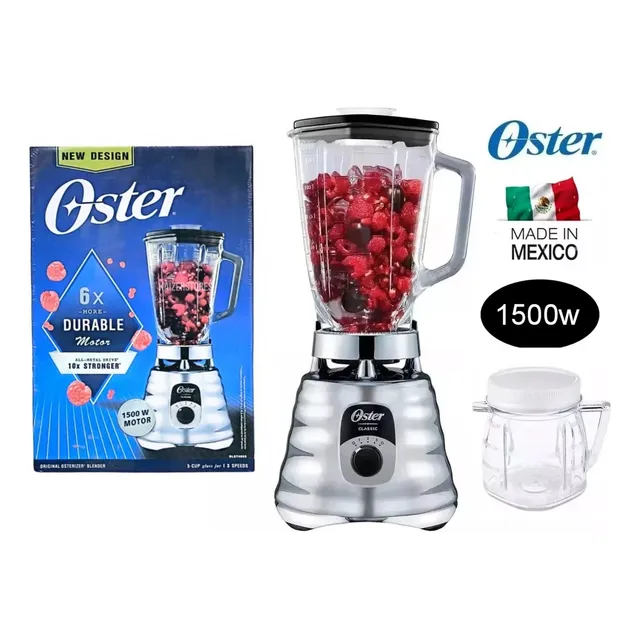 Licuadora Oster 1500w 1.25l Vidrio + Picatodo Original Mx