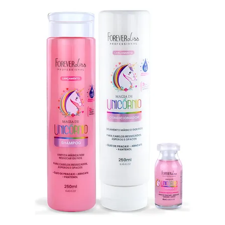 Kit Shampoo + Condicionador + Ampola Magia De Unicórnio