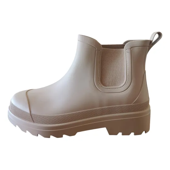 Botas De Lluvia Mujer (moda Urbana) Goma Y Taco - Colores 