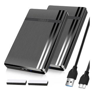 2pcs Carcasa Disco Duro De 2.5in Ssd Con Conexión Usb 3.0 2pcs Carcasa Disco Duro De 2.5in Ssd Con Conexión Usb 3.0