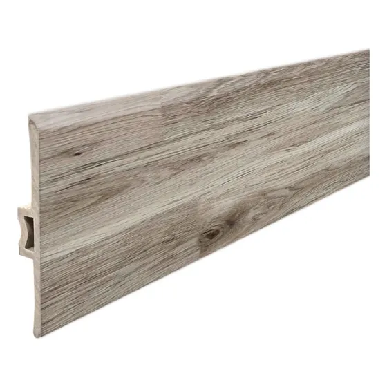 Pack 5 Unidades Moldura T Pvc 2mt X 45mm Rústico Haya