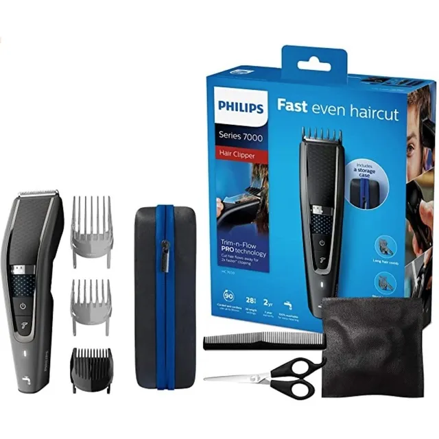 Cortadora De Cabello Philips Con Kit De Barbería Hc7650