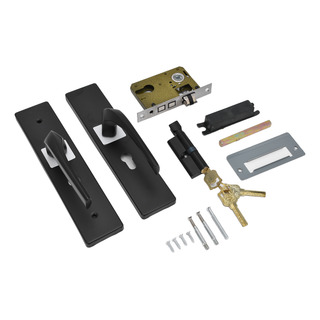 Manilla De Puerta Negra Simple Mute Universal Household Manilla De Puerta Negra Simple Mute Universal Household