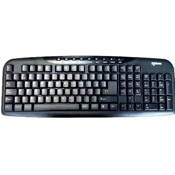 Teclado Ps2 Multimedia Khlom Klm1003kb 